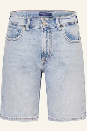 Scotch&Soda Džínové Šortky Loose Fit tmavě modrá