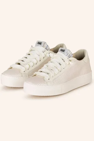 P448 Sneakersy Thea S Ozdobnými Perličkami bílá