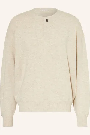 FEAR OF GOD Tričko Henley krémová