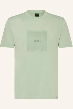 HUGO BOSS Tričko Logo světle zelená
