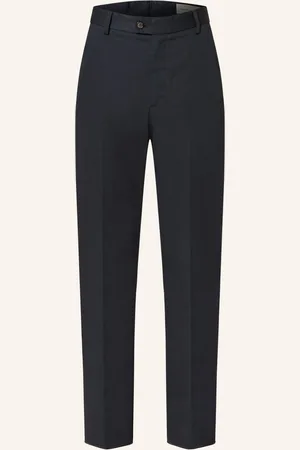 Alexander McQueen Kalhoty Regular Fit tmavě modrá