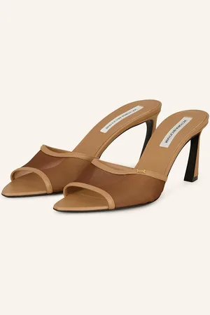 Victoria Beckham Mules hnědá