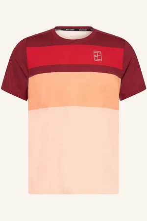 Nike Tričko court Advantage tmavě červená tmavě oranžová