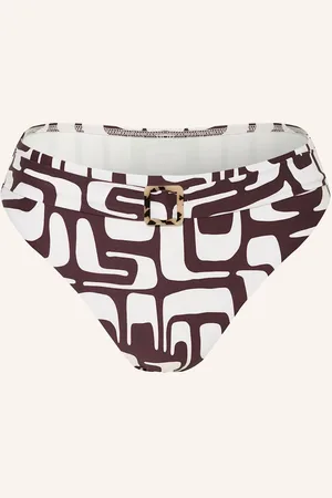 Cyell Basic Bikinové Kalhotky Eternal bílá tmavě hnědá