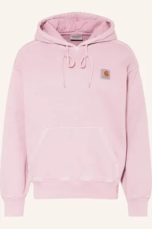 Carhartt Mikina S Kapucí Nelson růžová