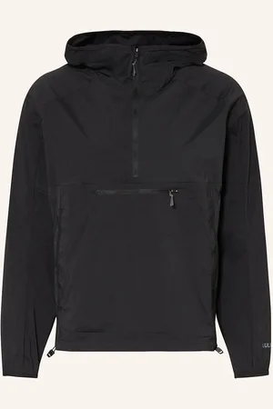 Lululemon Bunda Přes Hlavu Multi-Pocket Running Anorak černá