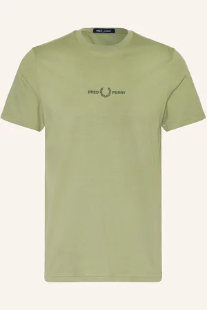 Fred Perry Tričko olivová