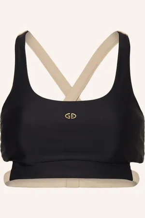 Goldbergh Horní Díl Bustier Bikin Atlantic černá béžová