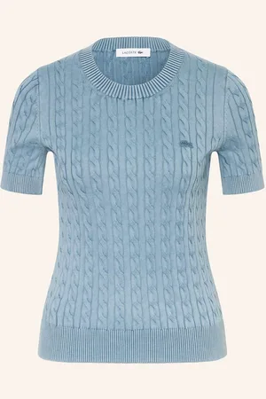 Lacoste Úpletové Tričko tmavě modrá