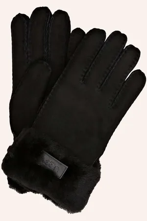 UGG Kožené Rukavice černá