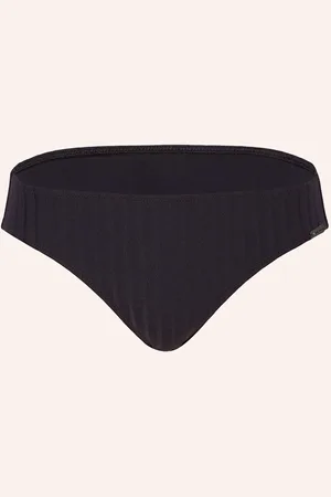 Watercult Basic Bikinové Kalhotky Henley Rib černá