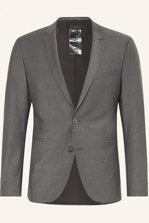 Drykorn Oblekové Sako Irving Extra Slim Fit šedá