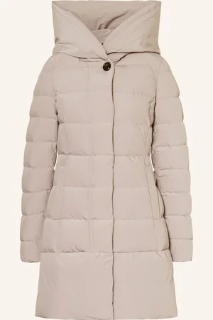 Woolrich Péřový Kabát Prescott světle šedá