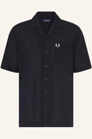 Fred Perry Košile Resort Comfort Fit tmavě modrá