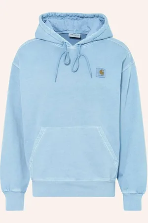 Carhartt Mikina S Kapucí Nelson tmavě modrá