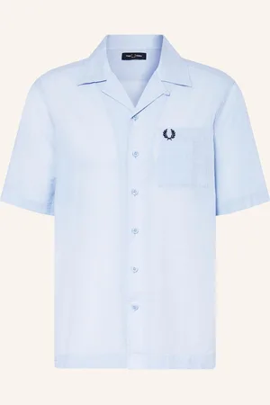 Fred Perry Košile Resort Comfort Fit tmavě modrá