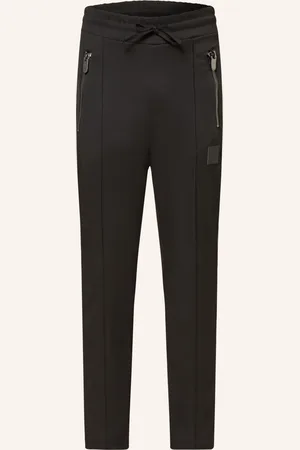 Elias Rumelis Kalhoty Ermilan Ve Joggingovém Stylu Tapered Fit černá
