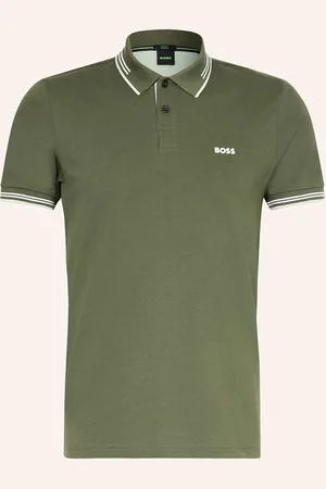 HUGO BOSS Polokošile Z Piké Paul Slim Fit tmavě zelená