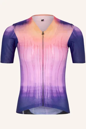 Assos Cyklistický Dres Dyora R s11 Surface tmavě fialová fialová oranžová