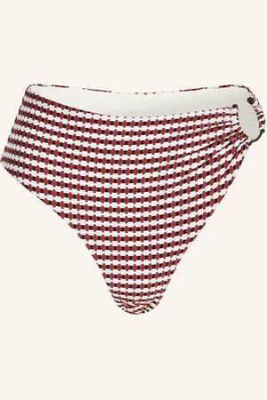 Jets Australia High Waist Bikinové Kalhotky Zarla tmavě červená tmavě modrá režná