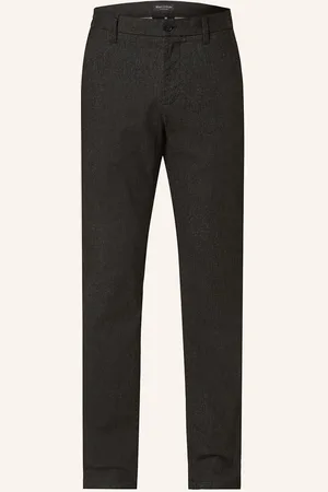 Marc O’ Polo Chino Kalhoty Shaped Fit S Tvarujícím Efektem tmavě šedá černošedá