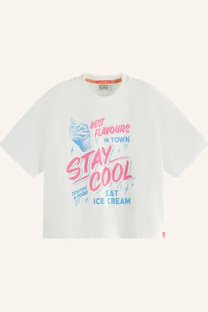 Scotch&Soda Tričko bílá modrá růžová