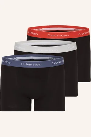 Calvin Klein Boxerky Icon Cotton Relaxed Fit, 3 Kusy V Balení černá červená modrá