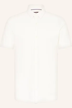Fynch-Hatton Košile S Krátkým Rukávem Slim Fit Ze Žerzejového Materiálu bílá