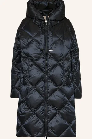 Max mara the cube Péřový Kabát Trefe tmavě modrá