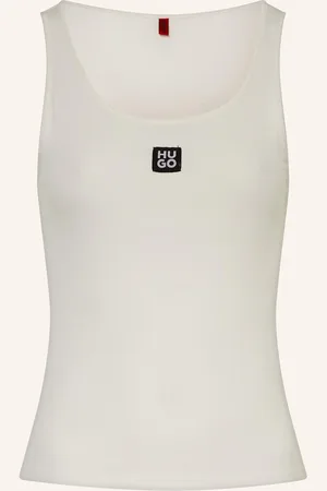 HUGO BOSS Top Rib režná