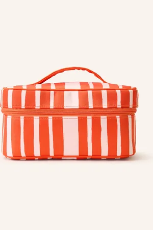 Marimekko Kosmetická Taštička Tuttu Raide červená světle růžová