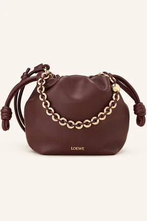 Loewe Kabelka Přes Rameno Flamenco tmavě červená