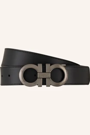 Salvatore Ferragamo Kožený Opasek černá