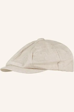 HUGO BOSS Baret Mhax Ze Lnu krémová