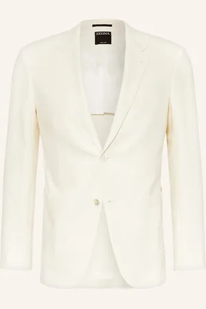 Ermenegildo Zegna Lněné Sako Extra Slim Fit režná
