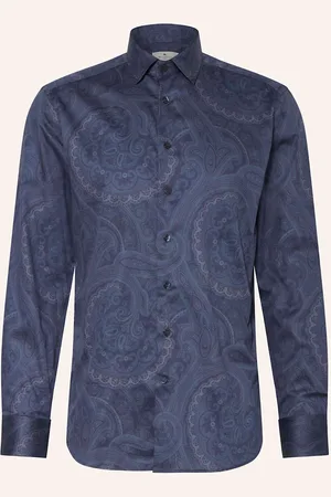 Etro Košile Regular Fit tmavě modrá modrá