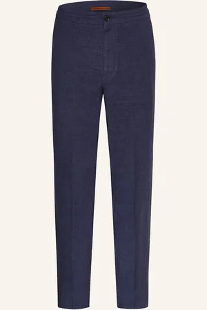 Ermenegildo Zegna Lněné Kalhoty Extra Slim Fit
