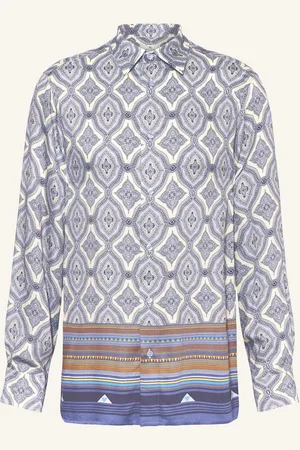 Etro Košile Comfort Fit režná černošedá tmavě modrá