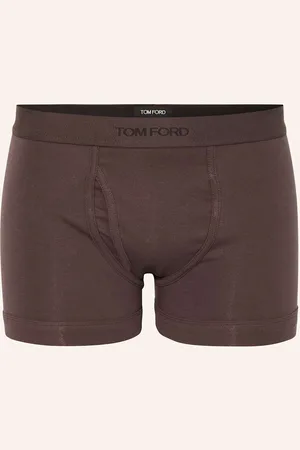 Tom Ford Boxerky tmavě hnědá
