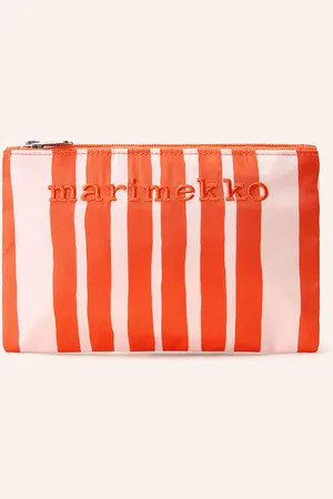 Marimekko Kosmetická Taštička Kaika Raide červená světle růžová