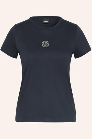 HUGO BOSS Tričko Eventsa tmavě modrá