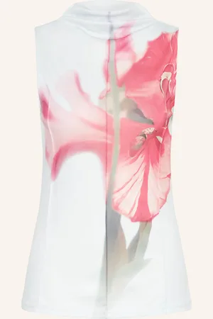 Ted Baker Top Harplnn černošedá růžová zelená