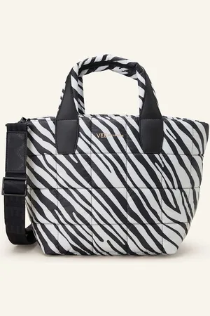 VeeCollective Shopper Porter Tote Small S Pouzdrem černá bílá