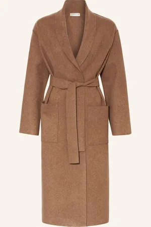 lunaria cashmere Kašmírový Kabát velbloudí