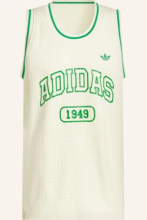 adidas Basketbalový Dres Originals krémová zelená