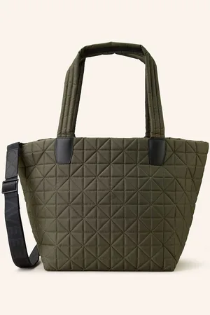 VeeCollective Shopper Vee Tote Medium S Pouzdrem olivová