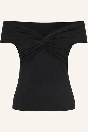 Dorothee Schumacher Off-Shoulder Top Chic Comfort černá