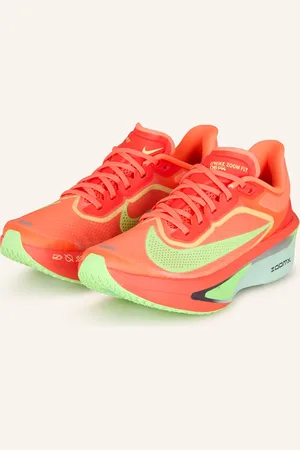 Nike Běžecké Boty Zoom Fly 6 neonově červená neonově žlutá