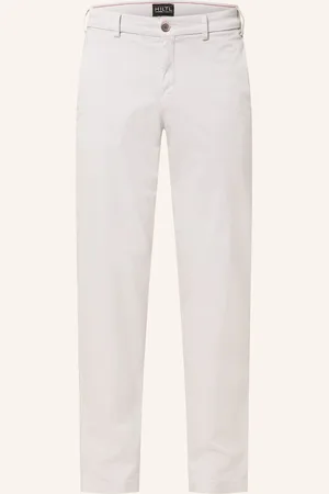 Hiltl Chino Kalhoty Pamo Regular Fit světle šedá