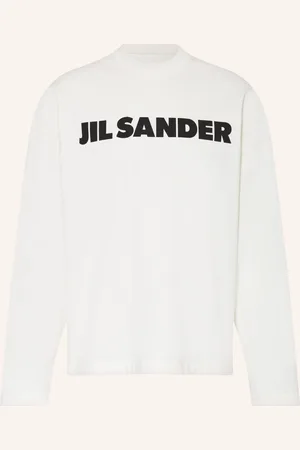 Jil Sander Oversized Tričko S Dlouhým Rukávem bílá